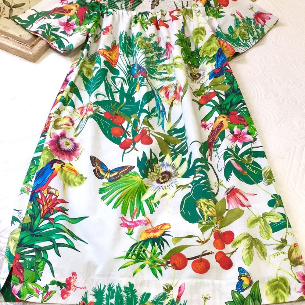 J. Crew Ratti into the Wild Off-Shoulder Dress - Picture 10 of 16